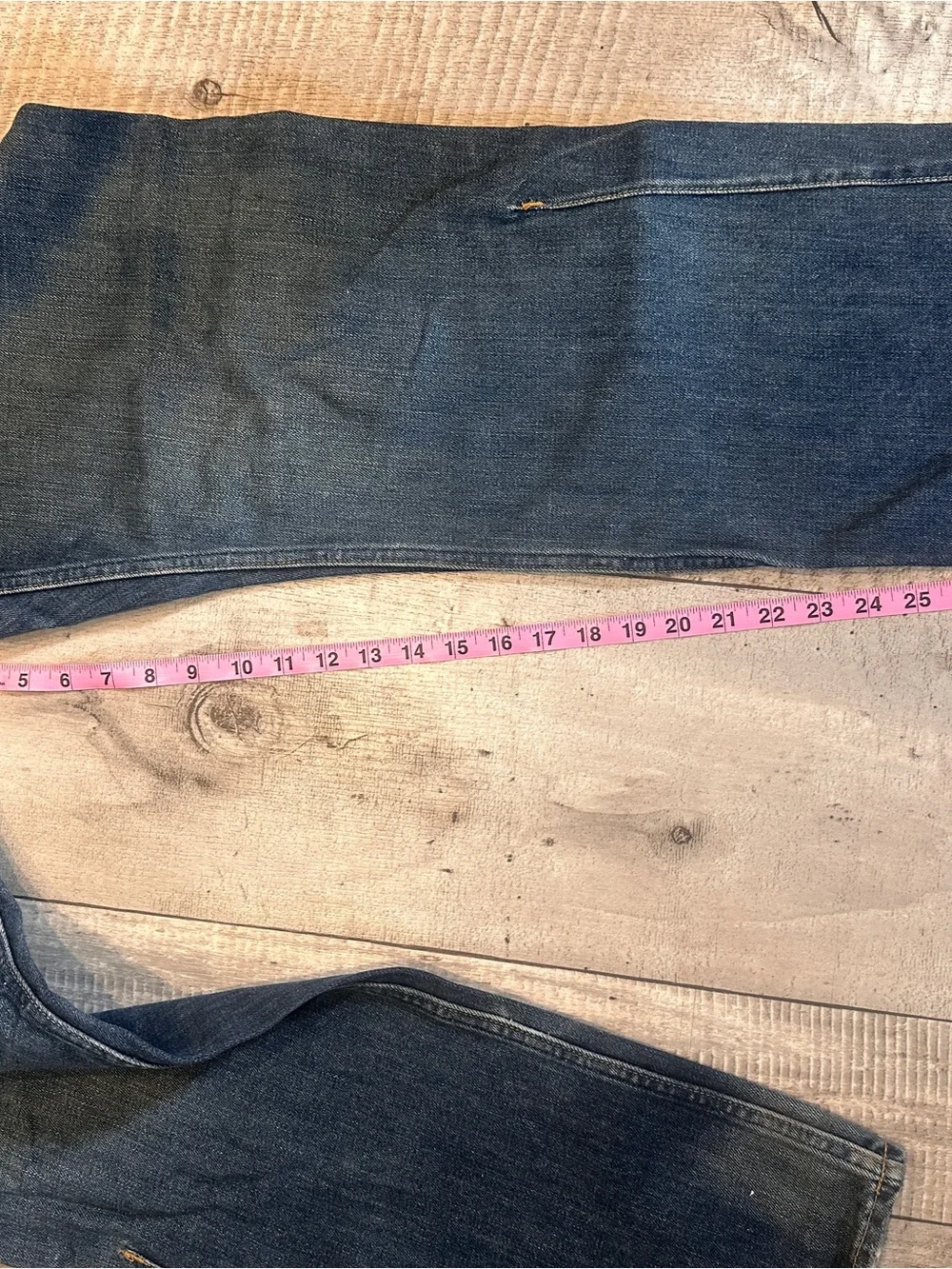 Volcom Men's Straight Wide Leg Dark Blue Jeans